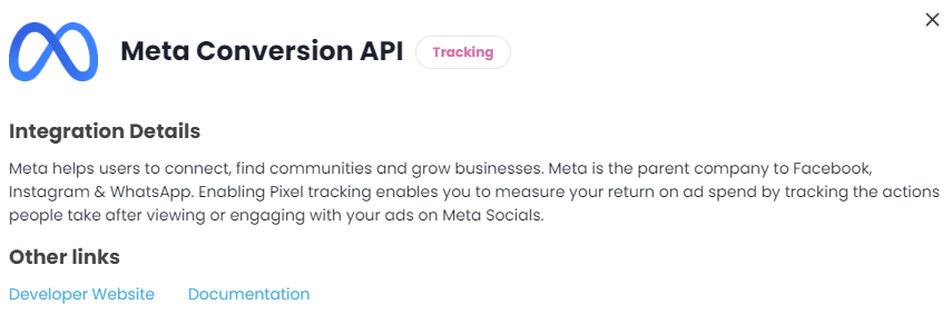 Meta Conversion API – TickX